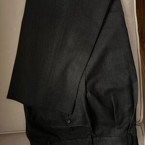 Classic Charcoal Grey Men’s Dress Slacks